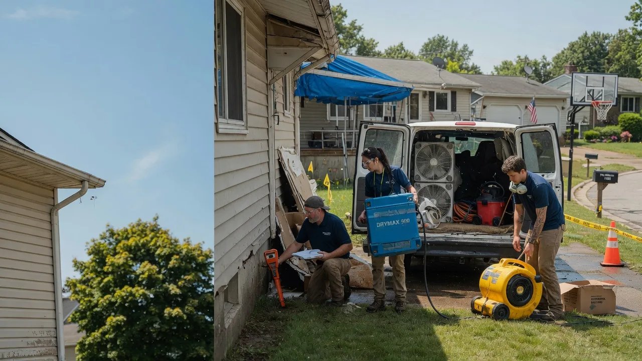 Ceiling Leak Cleanup in Hanoverton, OH near me